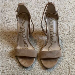 Sam Edelman Nude Block Heel